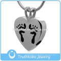 Stainless Steel Cremation Keepsake Urn Pendant Necklace